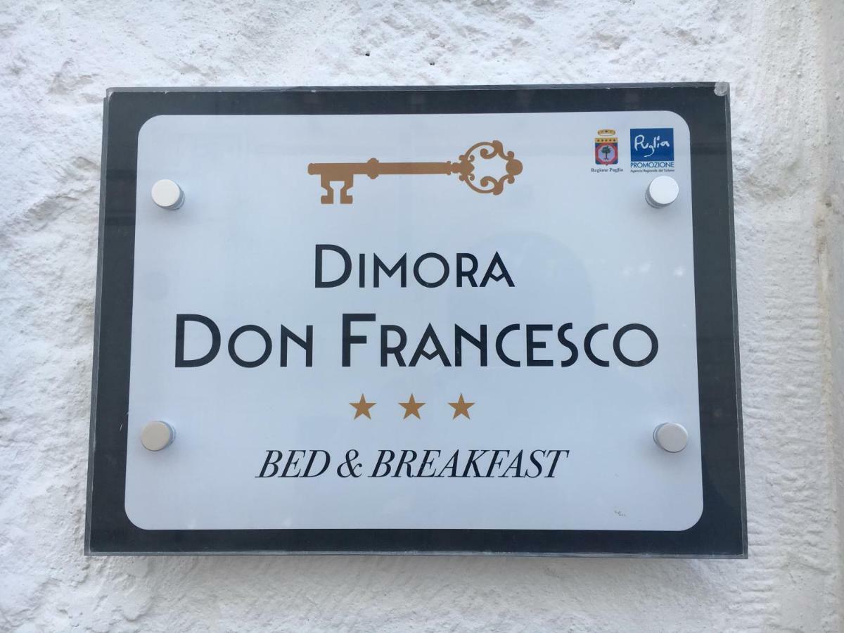 Dimora Don Francesco Bed & Breakfast อัลเบโรเบลโล ภายนอก รูปภาพ
